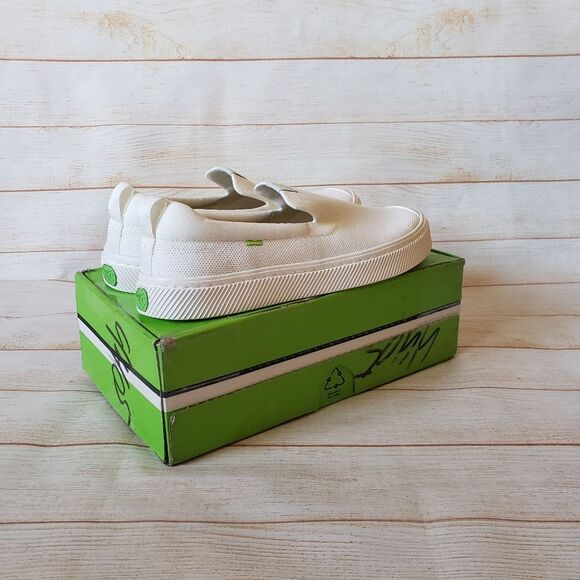 Cariuma IBI Knitted Slip On Sneaker White Women's Size 10.5 Men's Size 9 - Picture 7 of 14